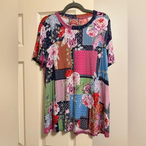 Johnny Was Patchwork Shirt - Picture 1 of 3